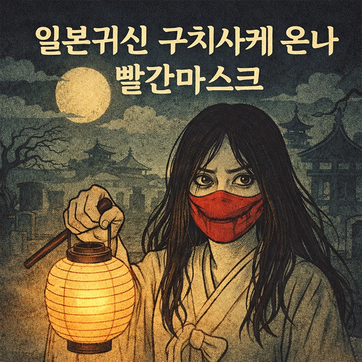 일본귀신 구치사케 온나 빨간마스크