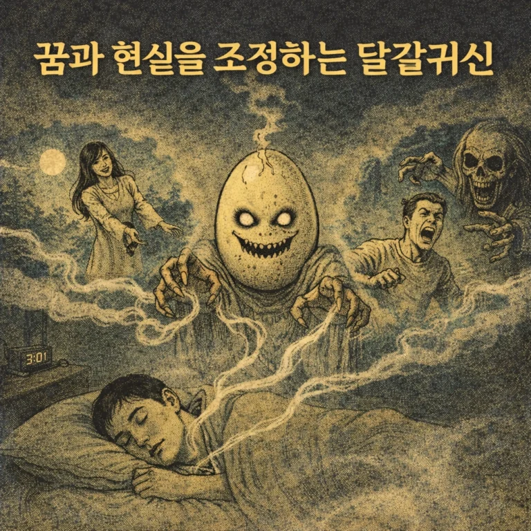 꿈과 현실을 조정하는 달걀귀신